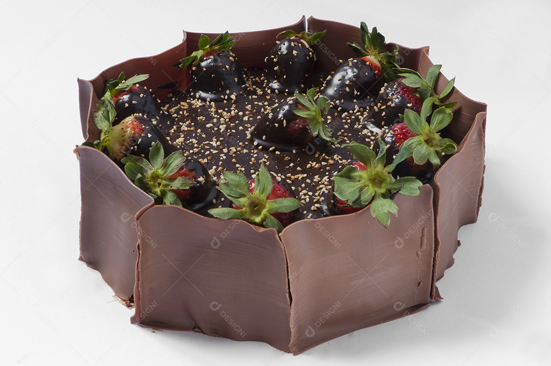 Bolo de morango ao sereno