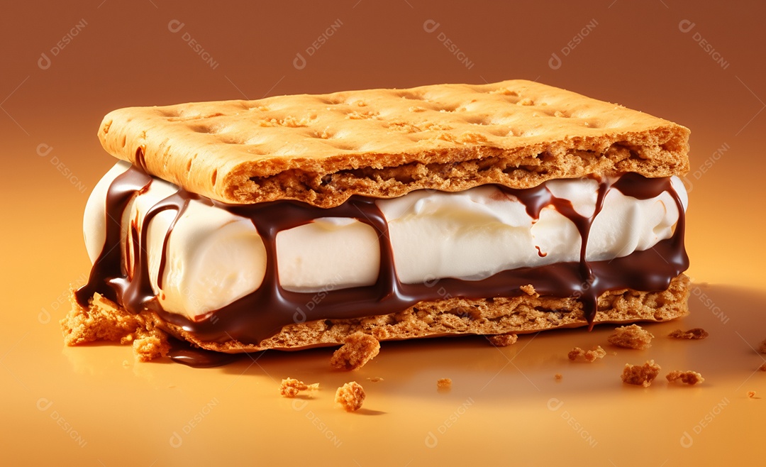 Delicioso doce de Smore
