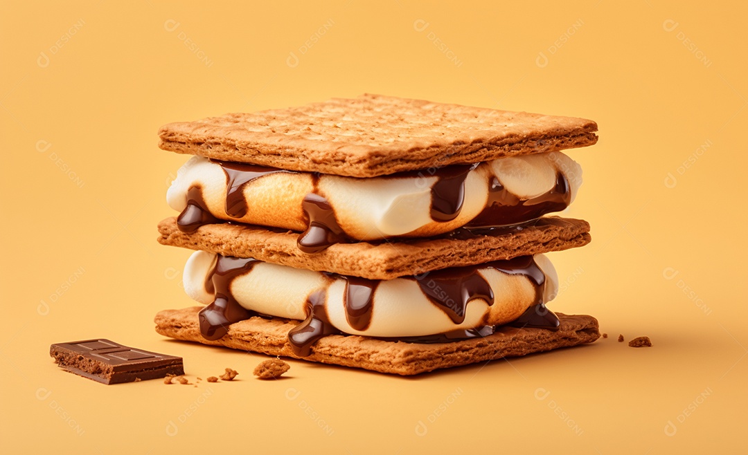 Delicioso doce de Smore