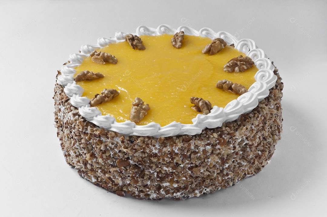 Bolo de nozes com baba de moça