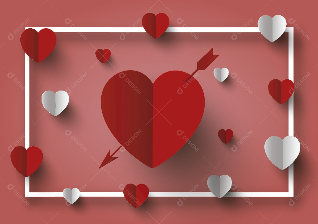 Ilustração do Dia dos Namorados Vetor EPS