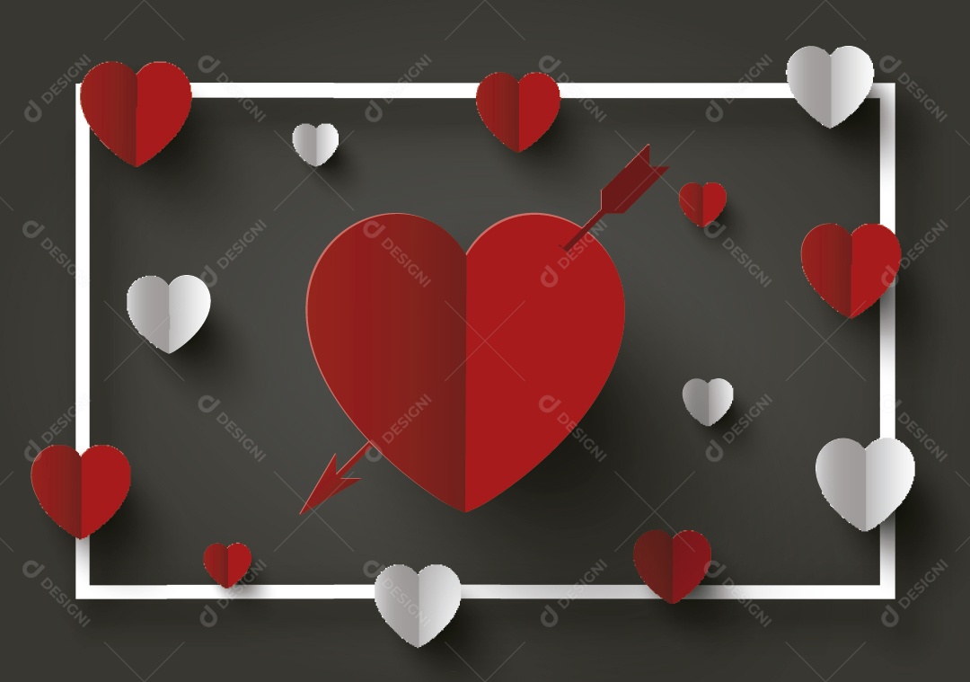 Ilustração do Dia dos Namorados Vetor EPS