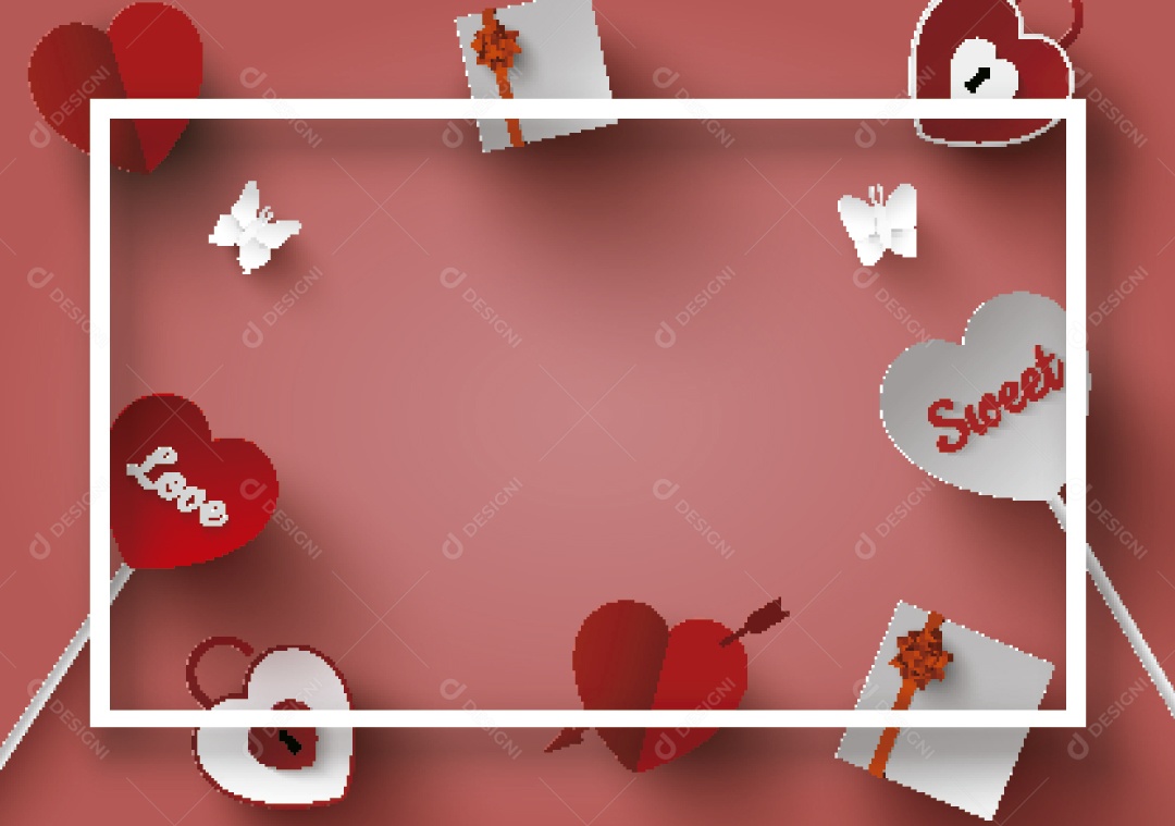 Ilustração do Dia dos Namorados Vetor EPS