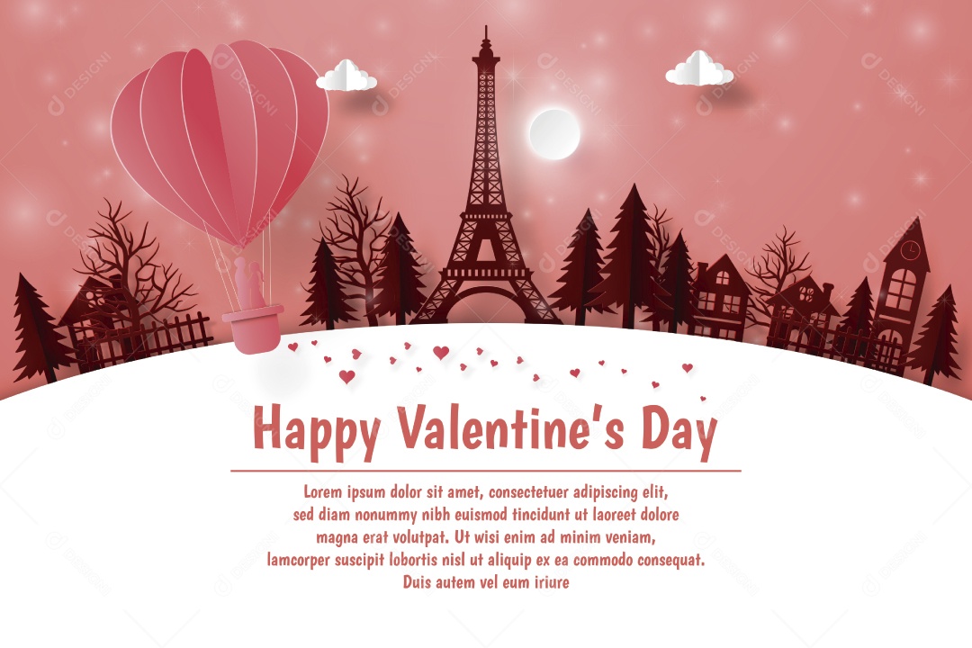 Ilustração do Dia dos Namorados Vetor EPS