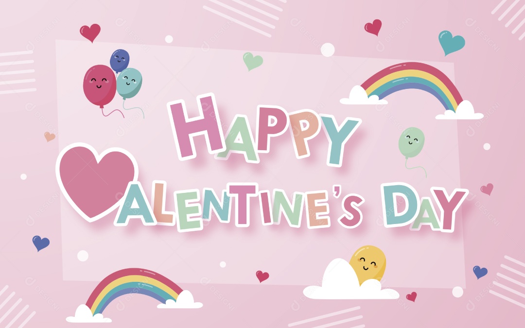 Ilustração do Dia dos Namorados Vetor EPS