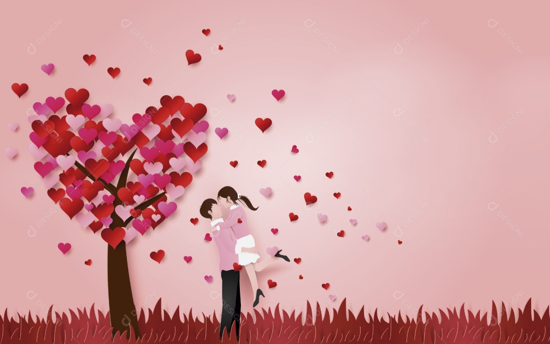 Ilustração do Dia dos Namorados Vetor EPS