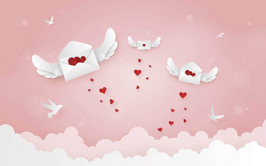 Ilustração do Dia dos Namorados Vetor EPS