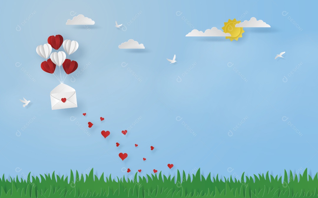 Ilustração do Dia dos Namorados Vetor EPS