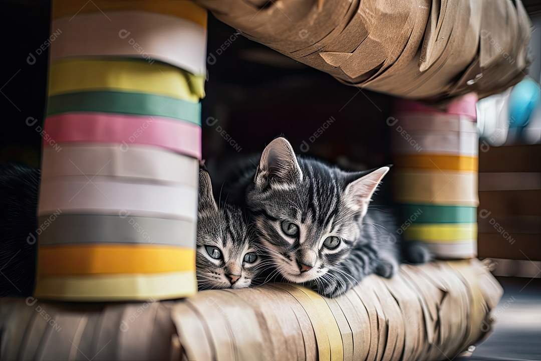 Lindos gatinhos juntos