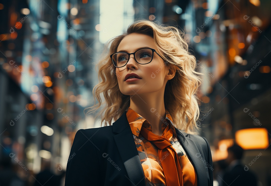 Imagem realista de mulher linda jovem