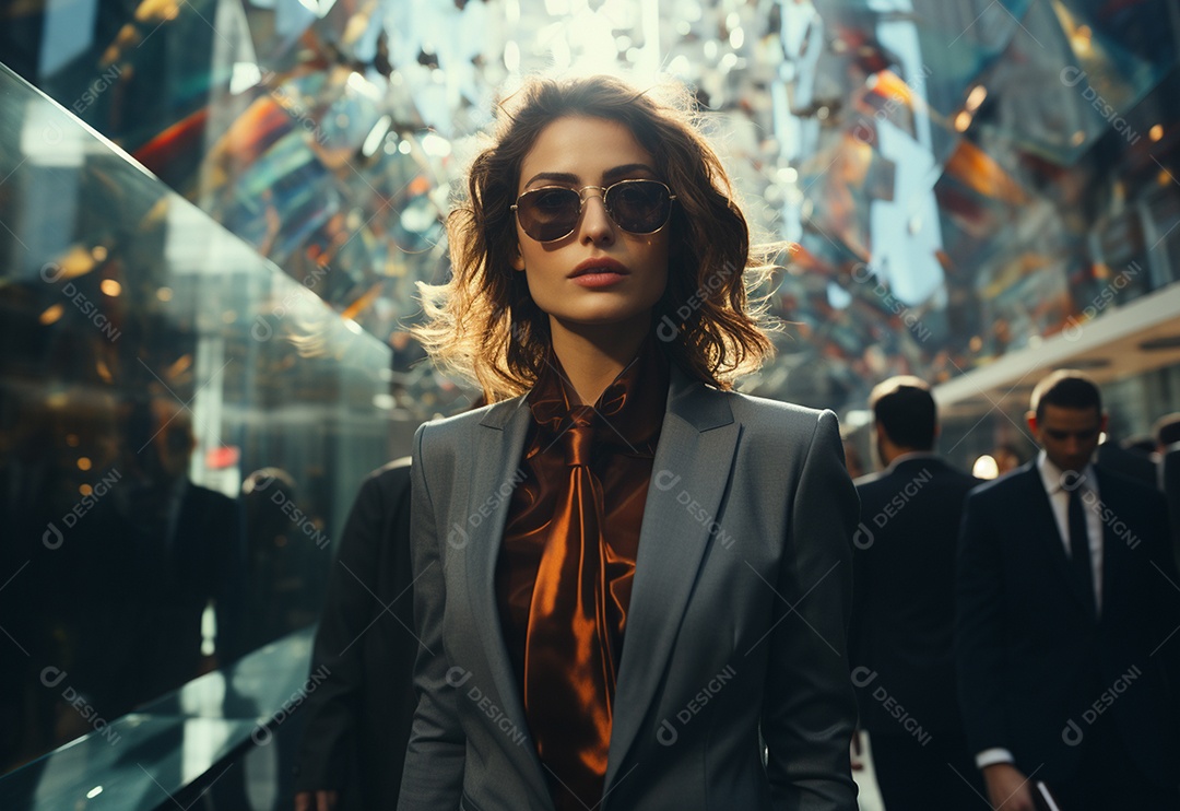 Imagem realista de mulher linda jovem