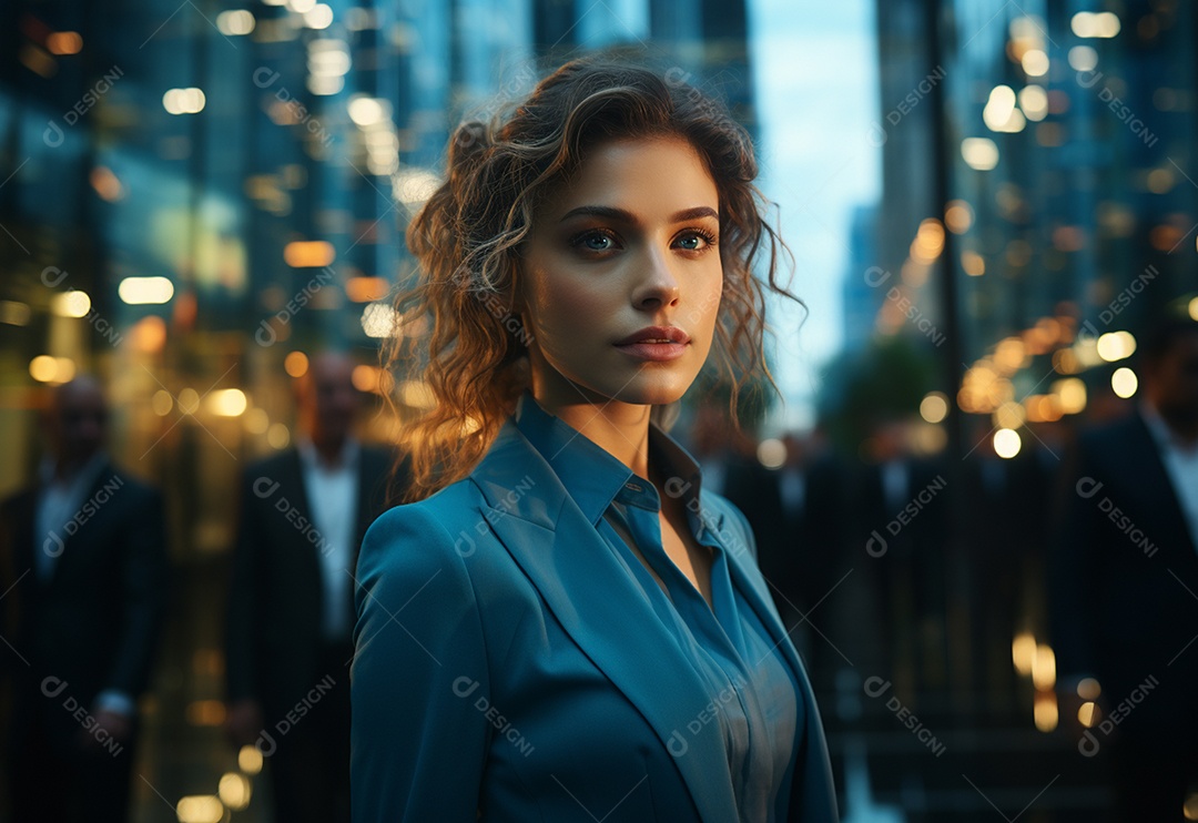 Imagem realista de mulher linda jovem