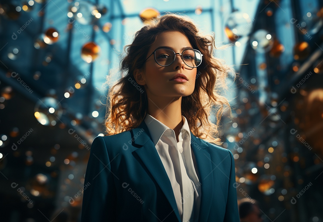 Imagem realista de mulher linda jovem