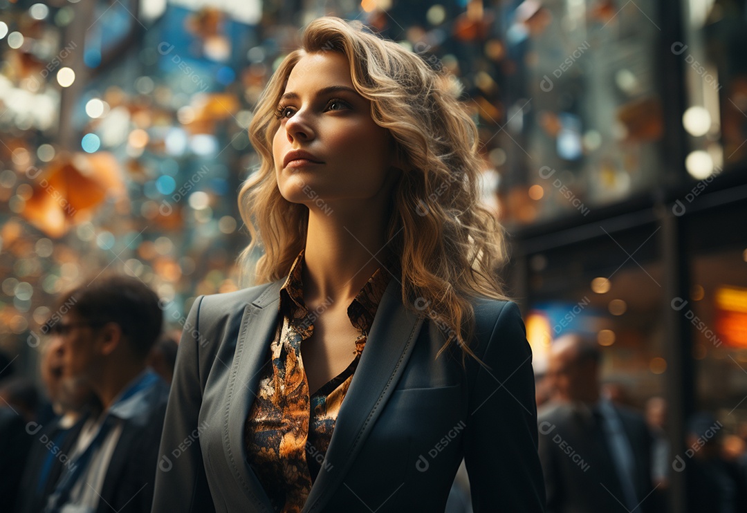 Imagem realista de mulher linda jovem