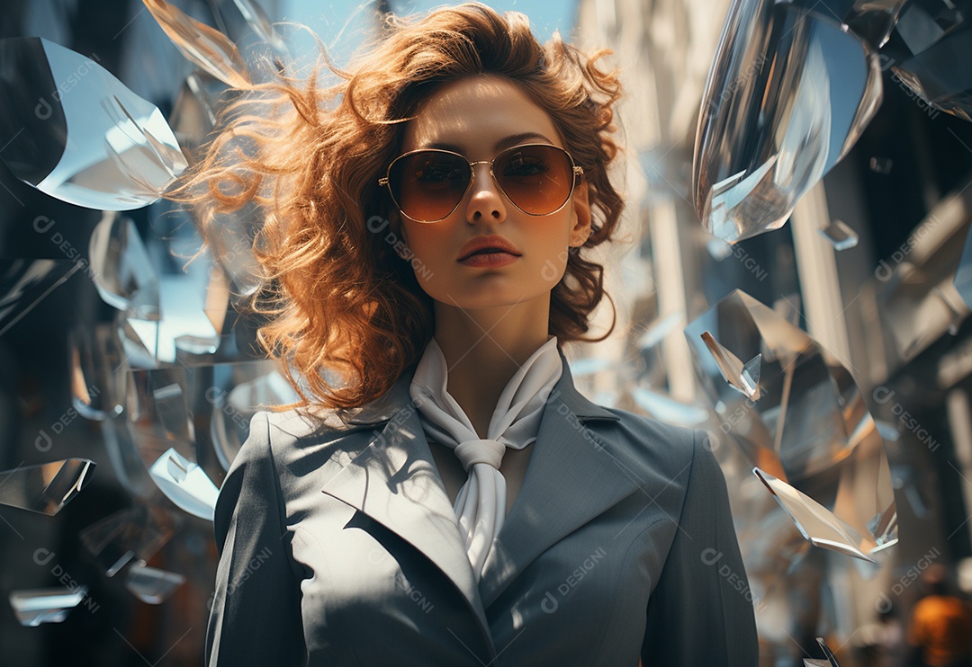 Imagem realista de mulher linda jovem