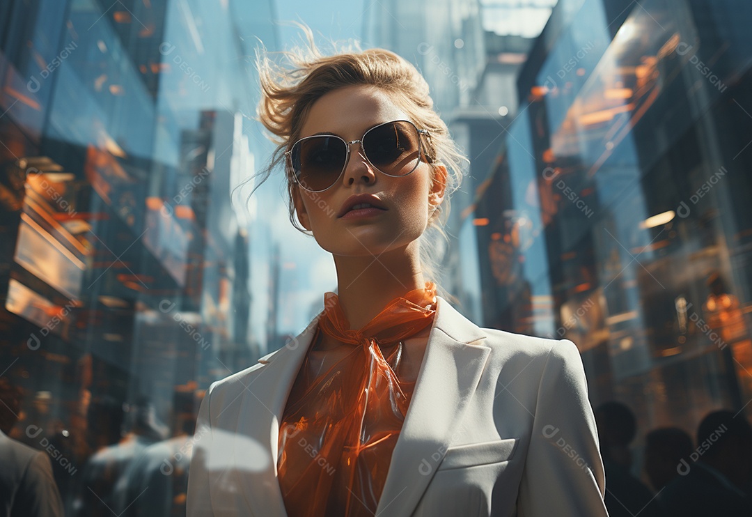 Imagem realista de mulher linda jovem