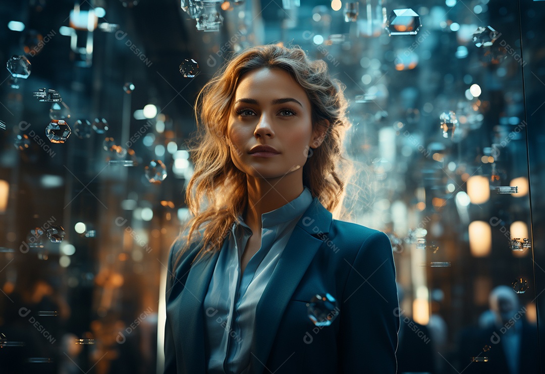 Imagem realista de mulher linda jovem