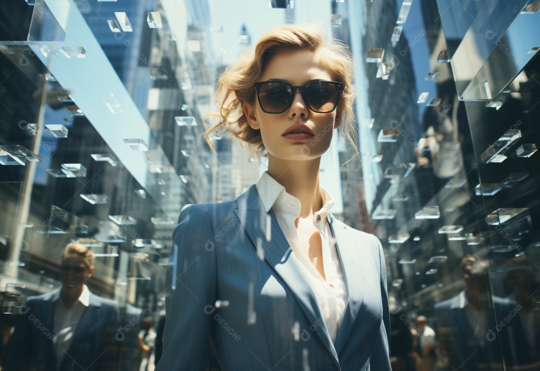 Imagem realista de mulher linda jovem