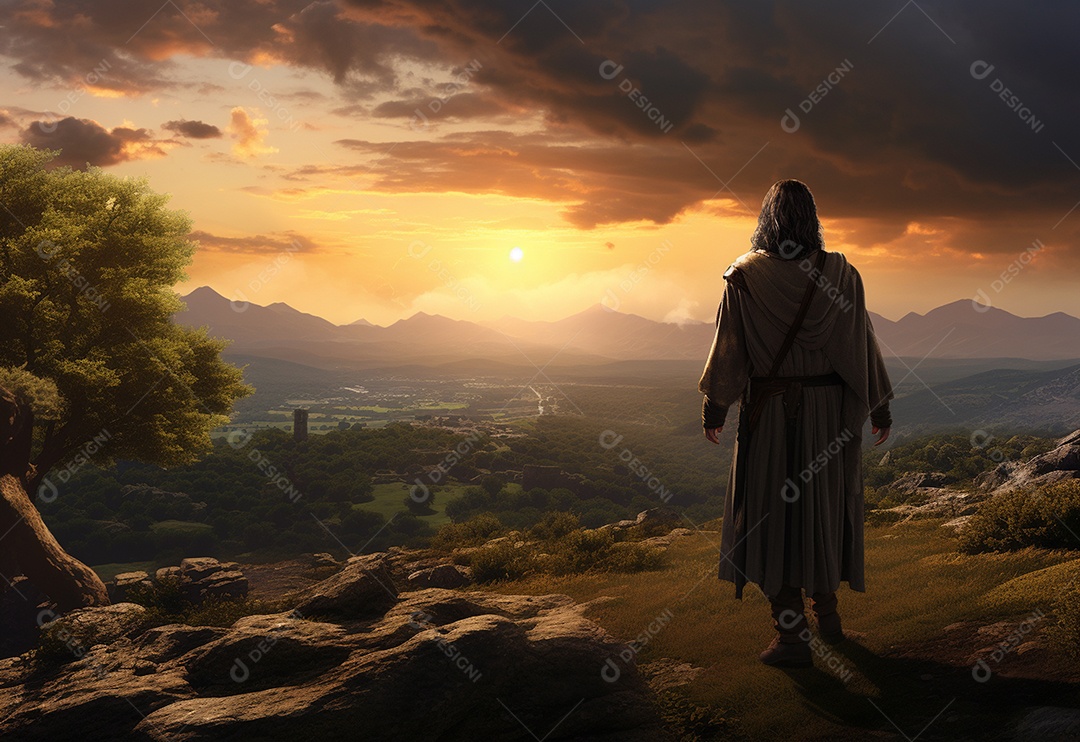 Imagem realista de Jesus Cristo