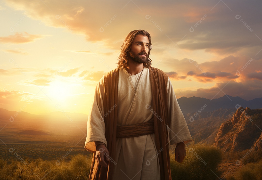 Imagem realista de Jesus Cristo