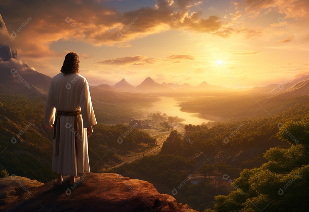 Imagem realista de Jesus Cristo