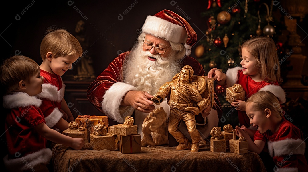 Imagem realista de Papai Noel
