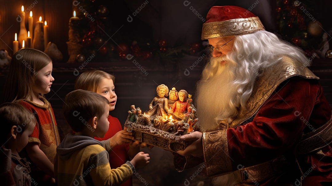 Imagem realista de Papai Noel