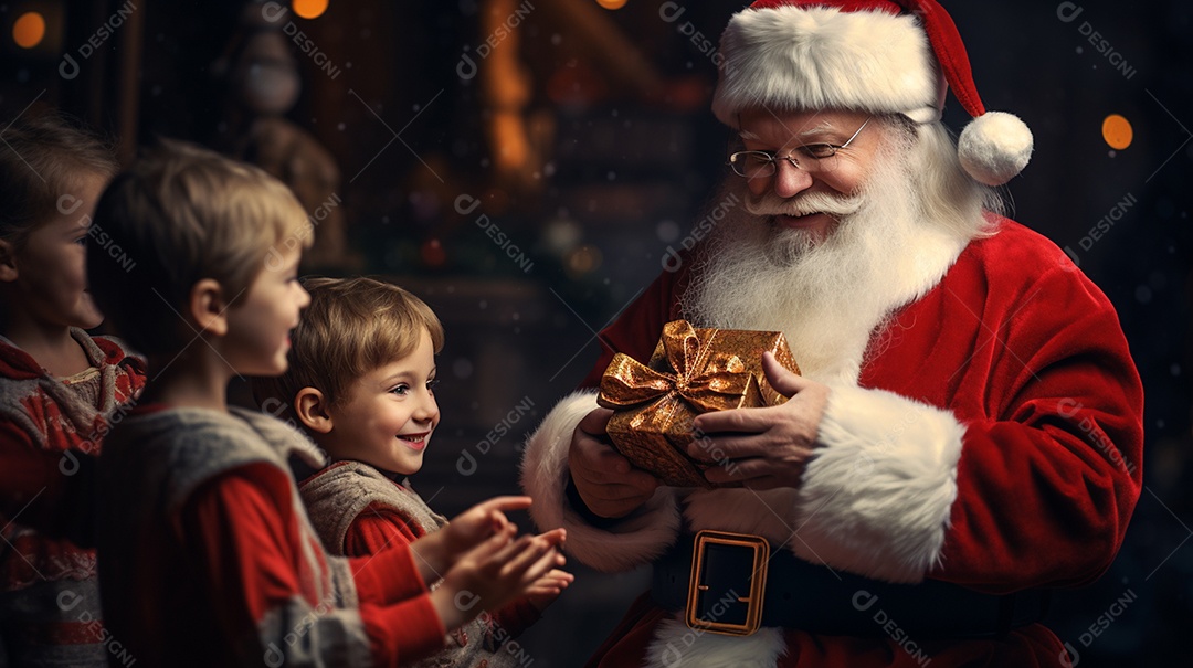 Imagem realista de Papai Noel