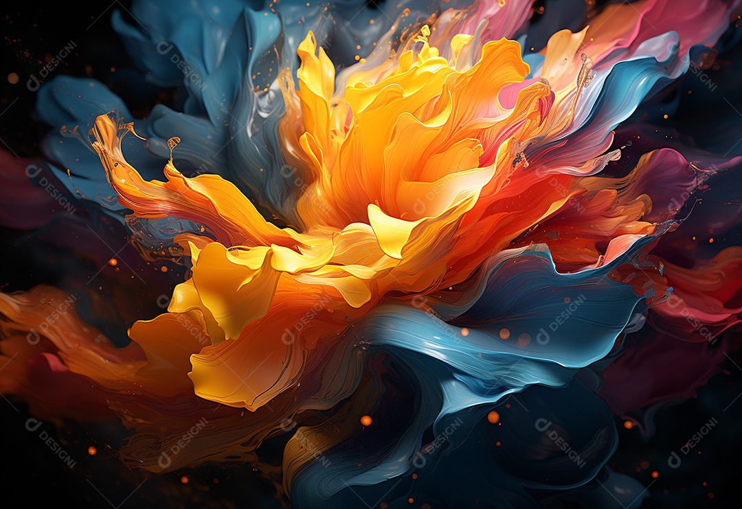 Formas abstratas coloridas