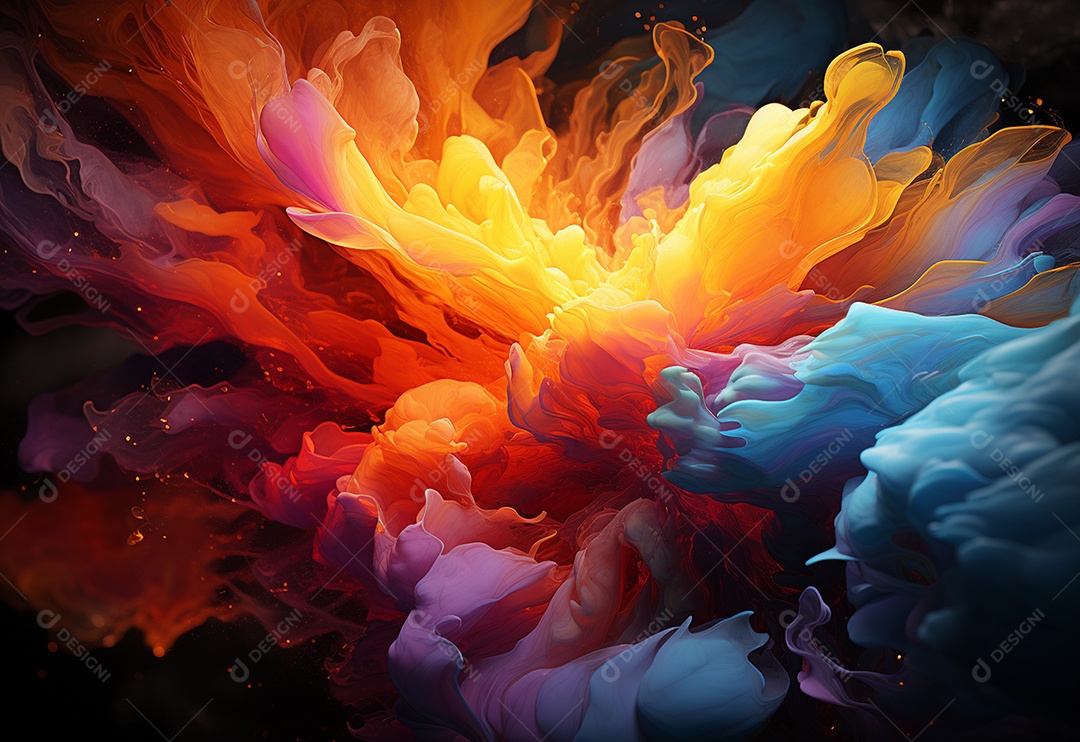 Formas abstratas coloridas