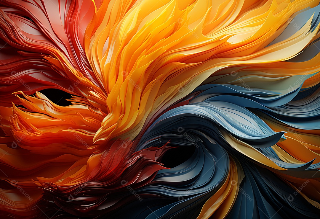 Formas abstratas coloridas