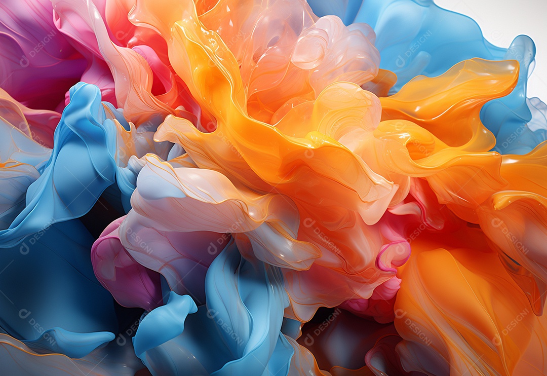 Formas abstratas coloridas