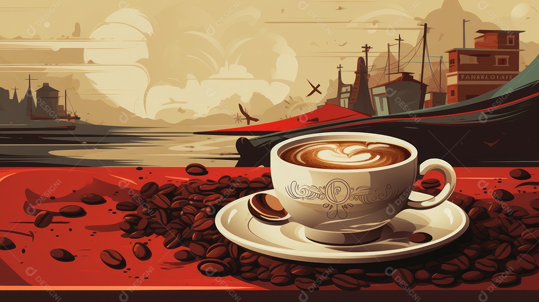 Dia Internacional do Café 1º de outubro IA generativa.