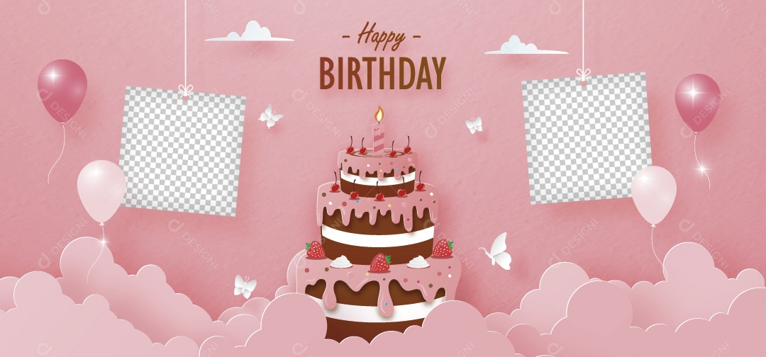 Ilustração de Aniversario Vetor EPS