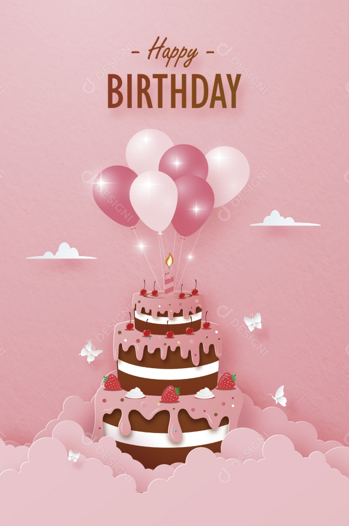 Ilustração de Aniversario Vetor EPS