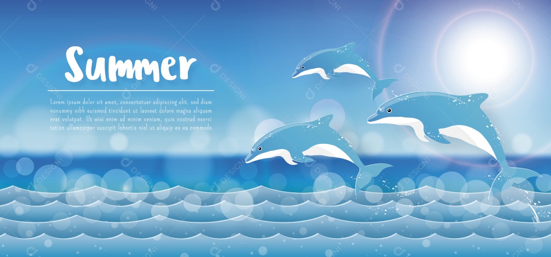 Ilustrações de Verão Vetor EPS