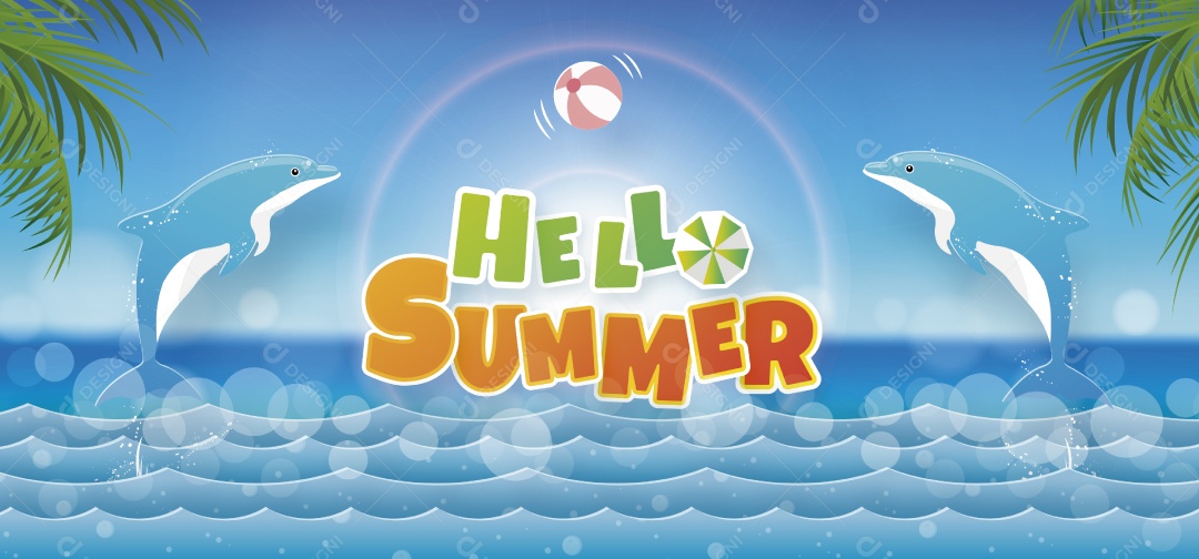 Ilustrações de Verão Vetor EPS