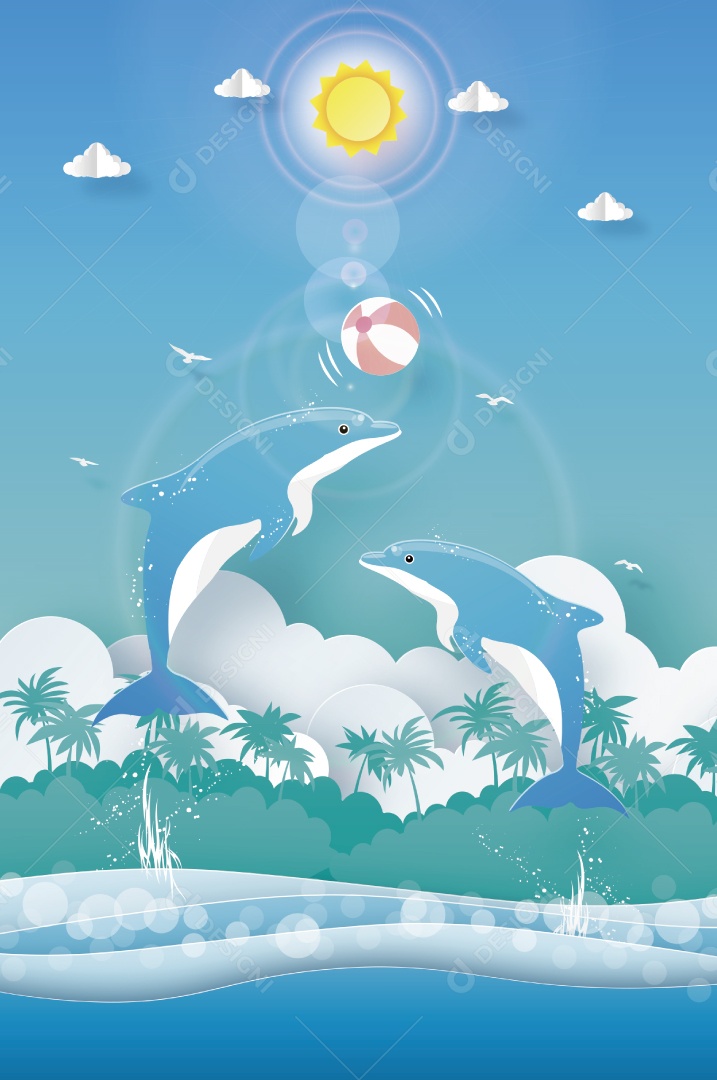 Ilustrações de Verão Vetor EPS