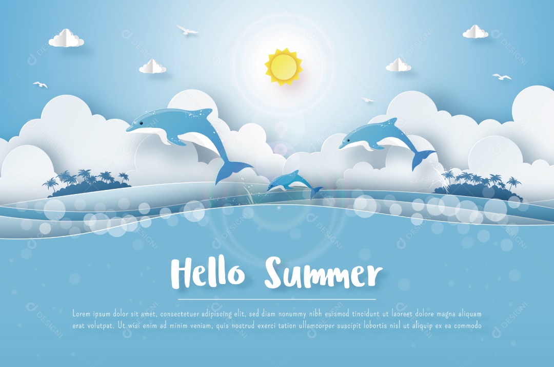 Ilustrações de Verão Vetor EPS