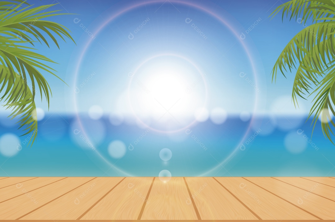 Ilustrações de Verão Vetor EPS