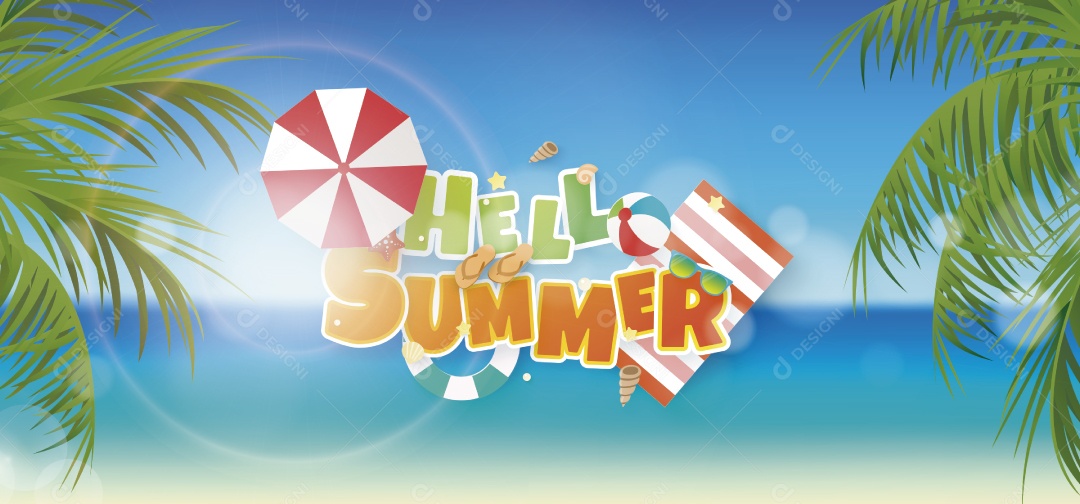 Ilustrações de Verão Vetor EPS