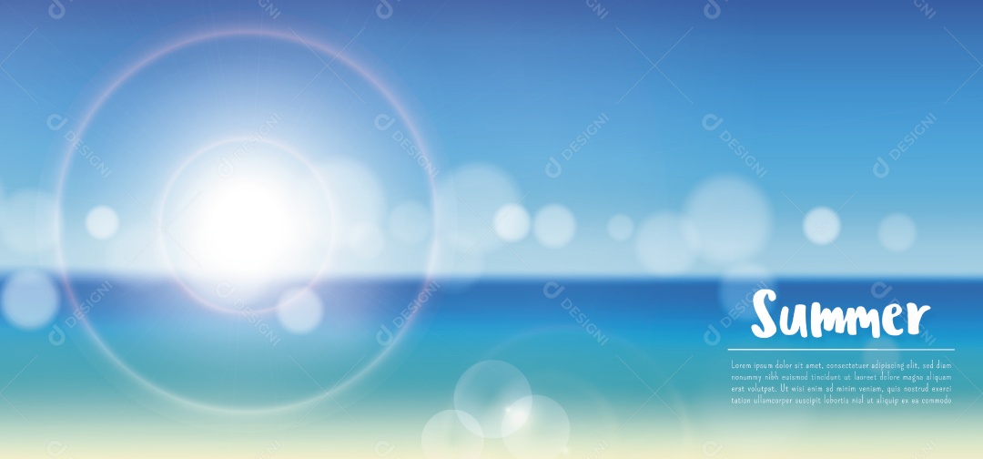 Ilustrações de Verão Vetor EPS