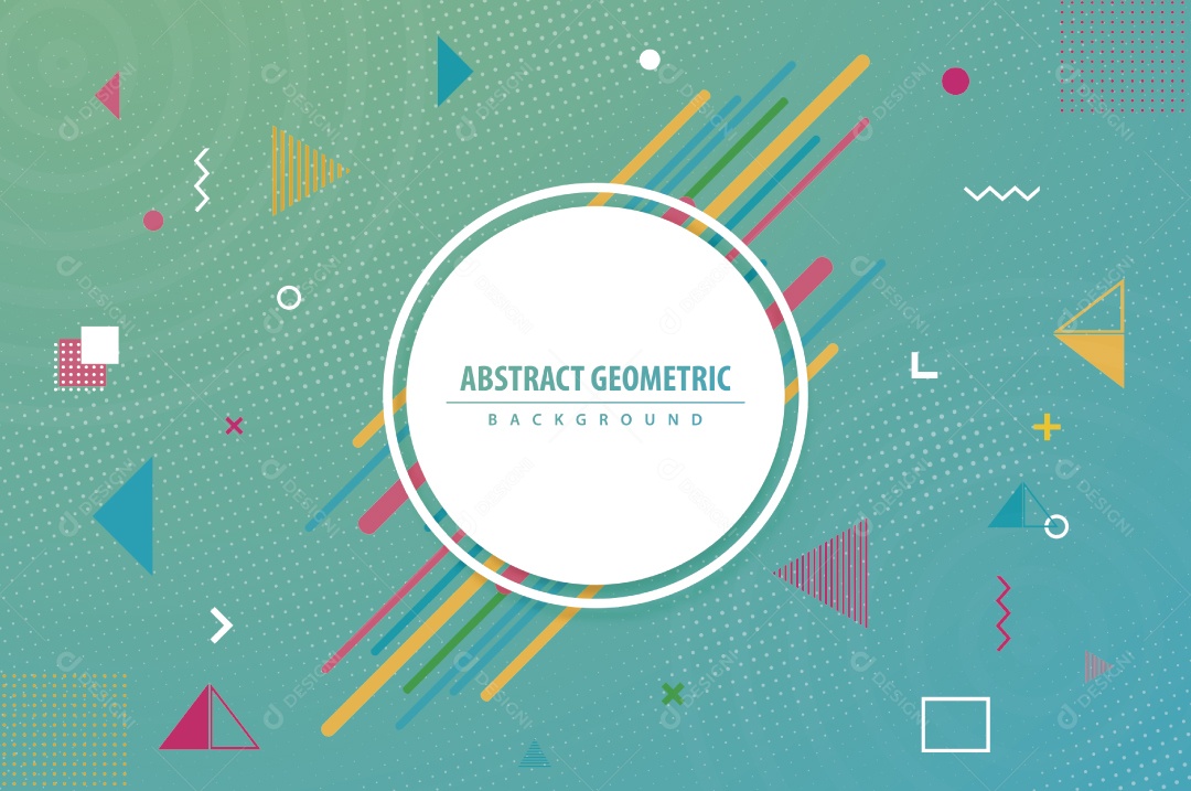 Background em formas Abstratas Vetor EPS