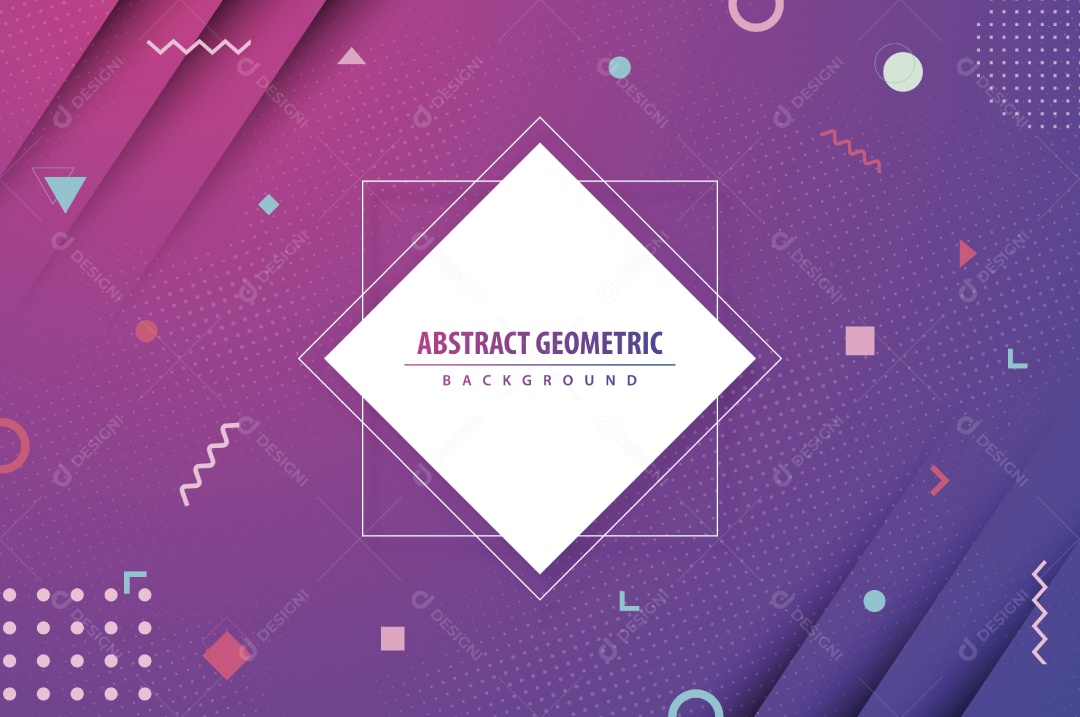 Background em Formas Abstratas Vetor EPS