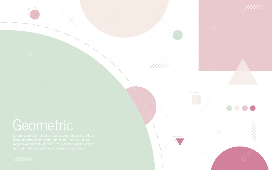 Background em Formas Abstratas Vetor EPS