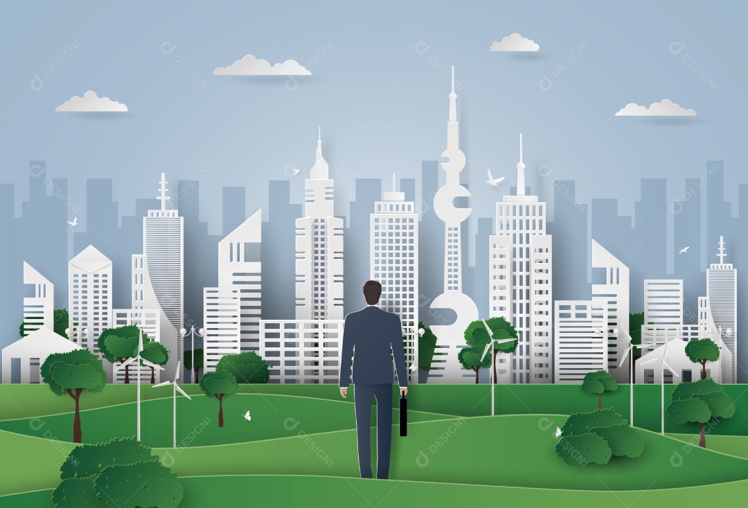 Homem de Negócios Ilustração Vetor EPS