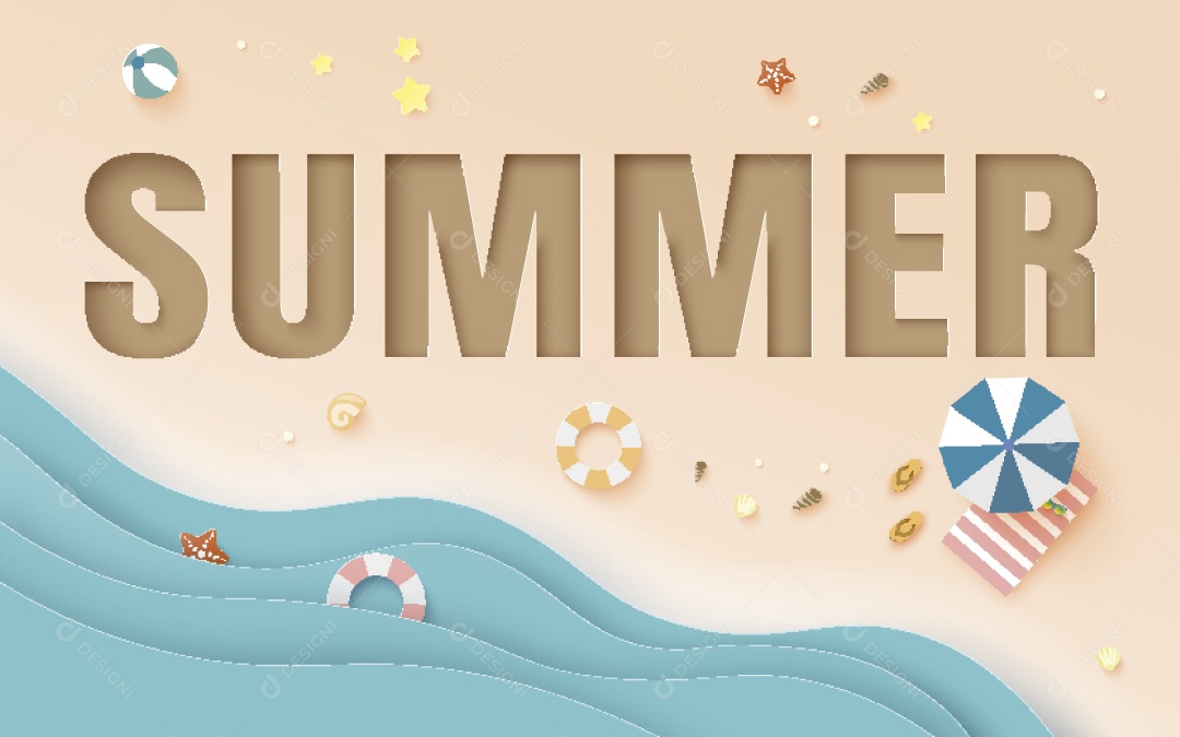 Ilustrações de Verão Vetor EPS