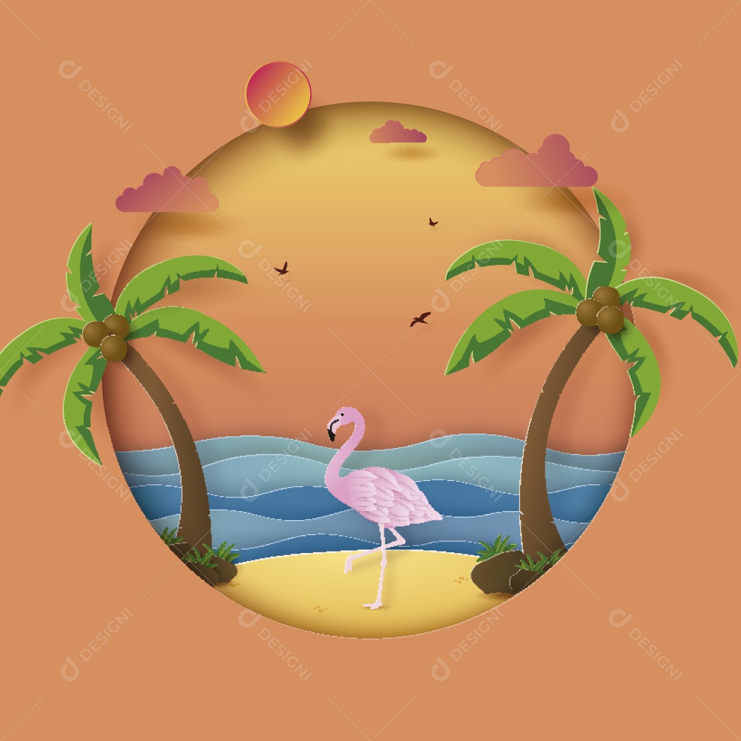 Ilustrações de Verão Vetor EPS