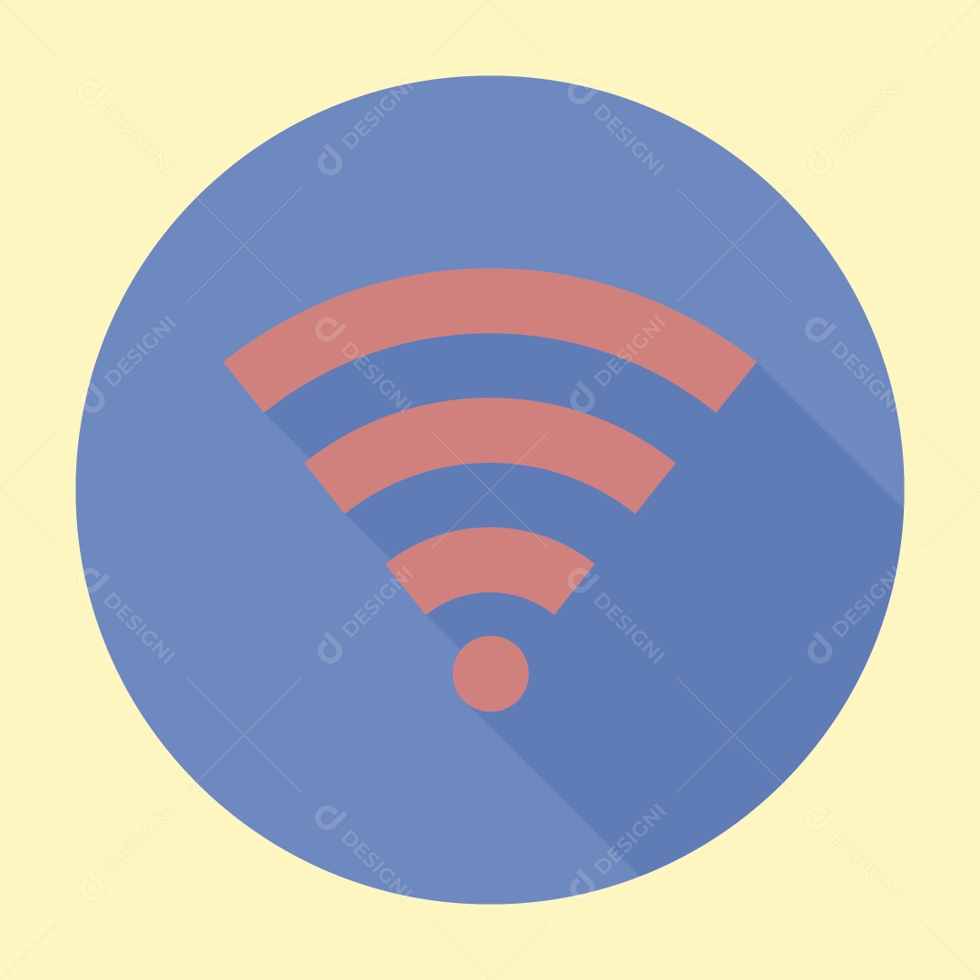 Ícone de Sinal de Wifi Vetor EPS