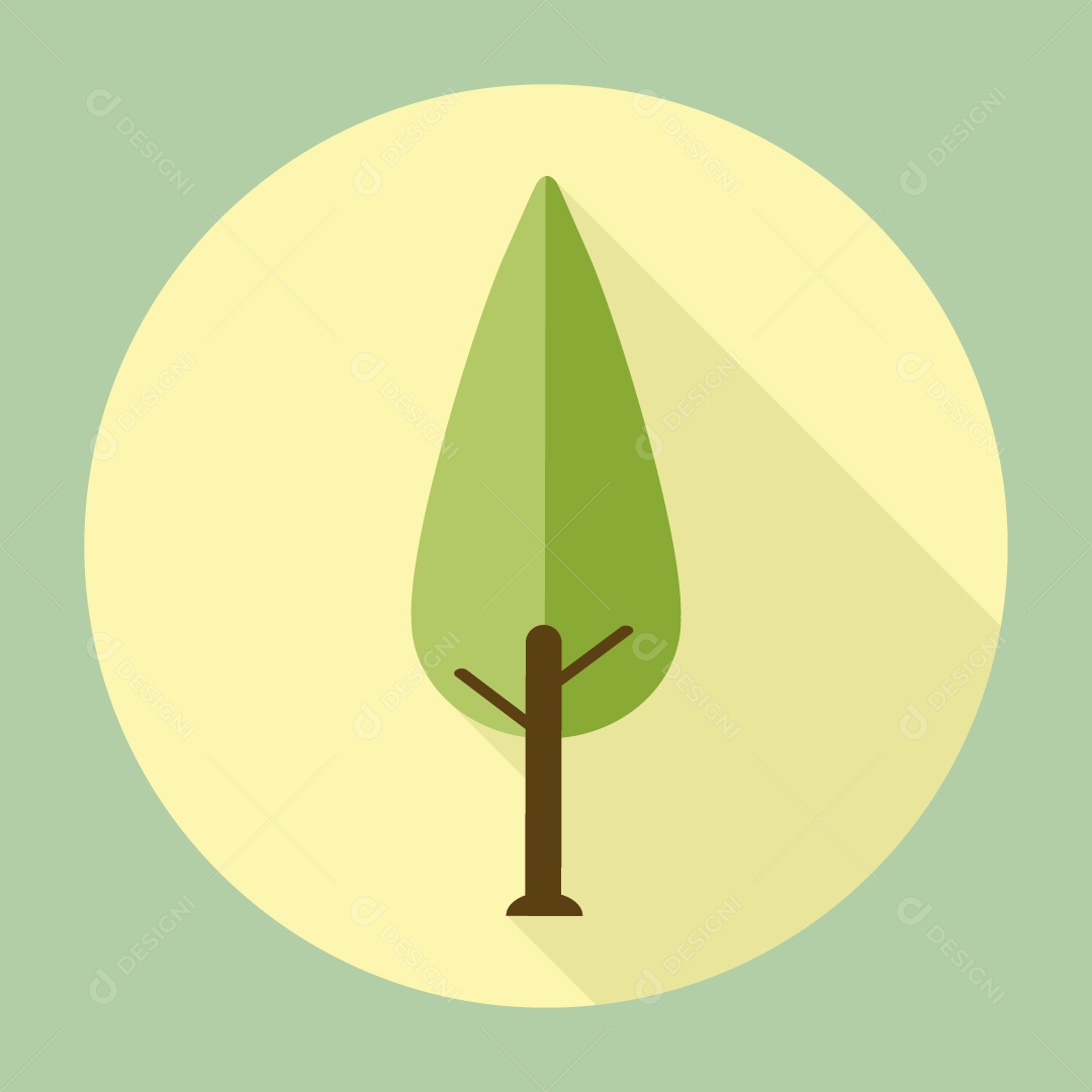 Ícone de Árvore Vetor EPS